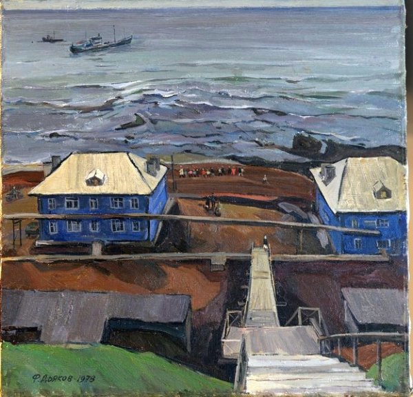 Камчатка художник Валентин Мерцалов