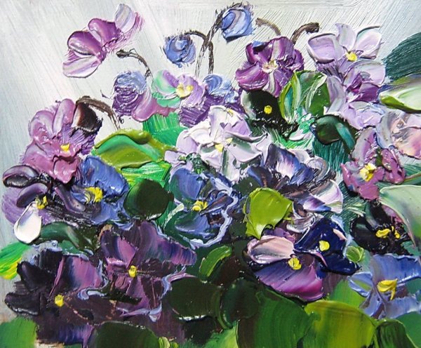 Белопесоцкая фиалки