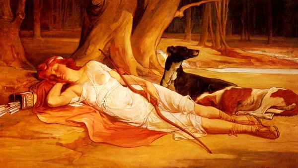 «Диана-охотница» (1867).