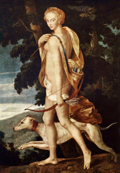 Фонтенбло Диана охотница
