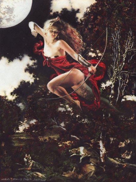 Диана богиня Луны и охоты
