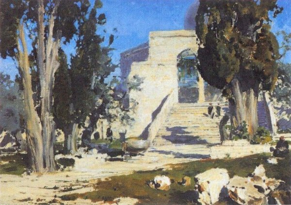 Поленов вид Вифлеема с Иерусалимской дороги