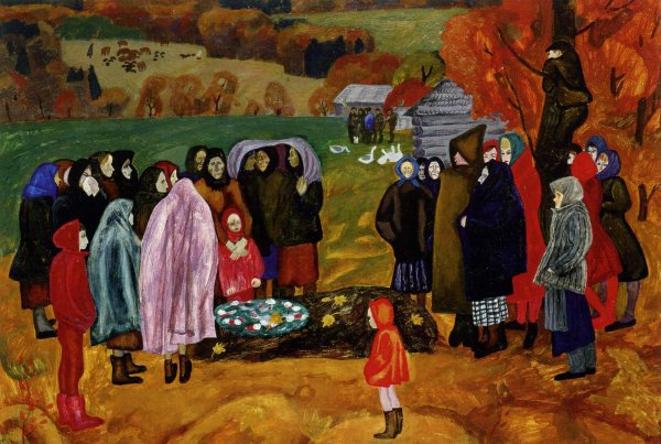 Виктор Попков бабка Анисья