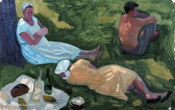 Виктор Ефимович Попков (1932 — 1974)Графика