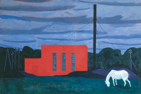 Виктор Попков белая лошадь