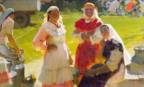 Татарская живопись Хариса Якупова