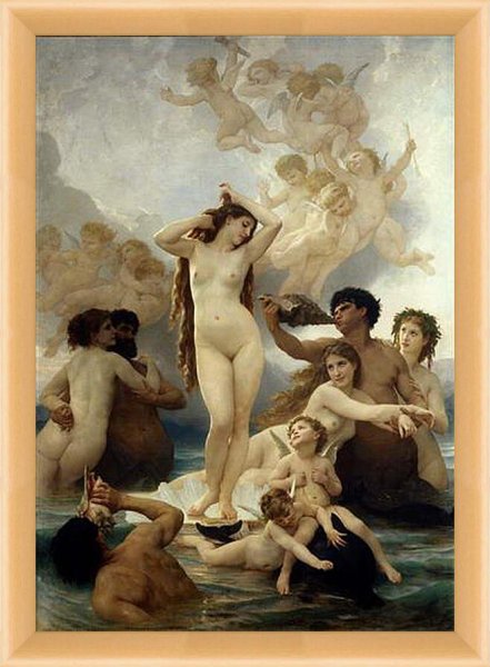 «Рождение Венеры». Вильям Адольф бугро, 1879 год.