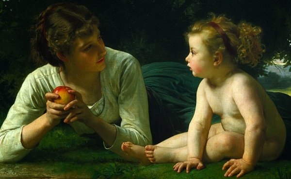 William Bouguereau Амур и Психея
