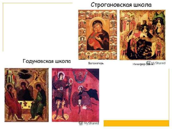 Строгановская школа иконописи 16 век