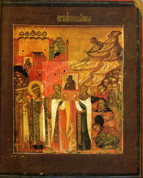 Строгановская живопись 17 века Никифор Савин