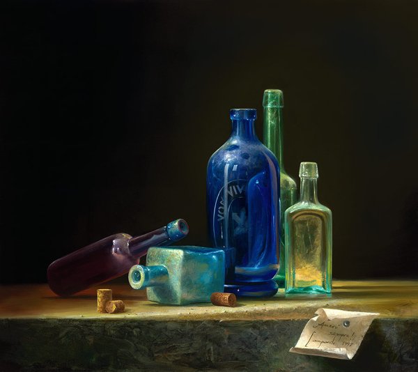 Натюрморт с бутылкой