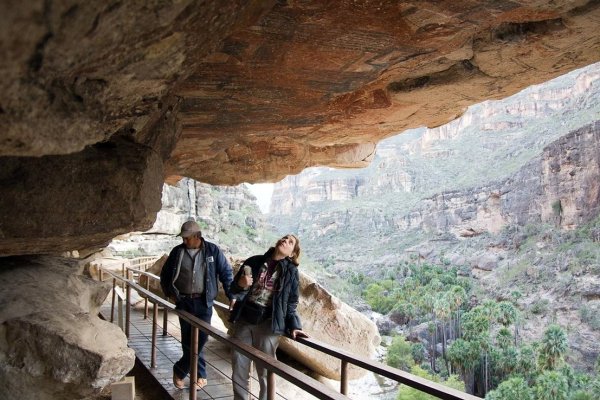 Наскальная живопись в горах Сьерра де Сан Франциско