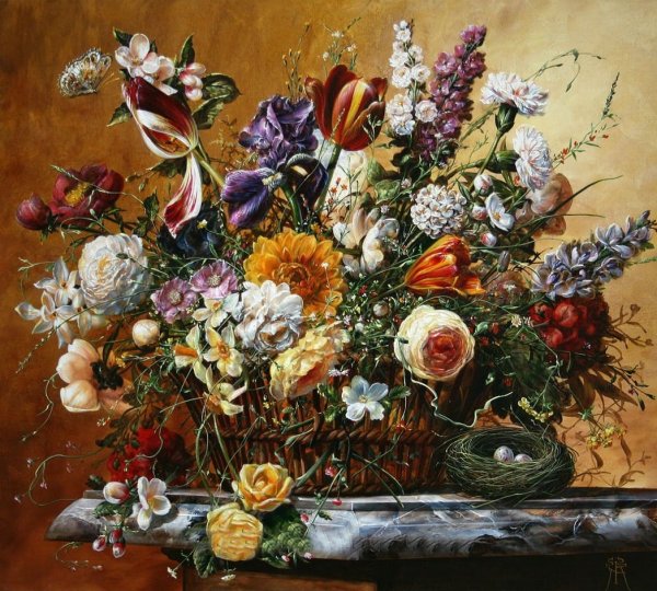 Художник Gyula siska натюрморты