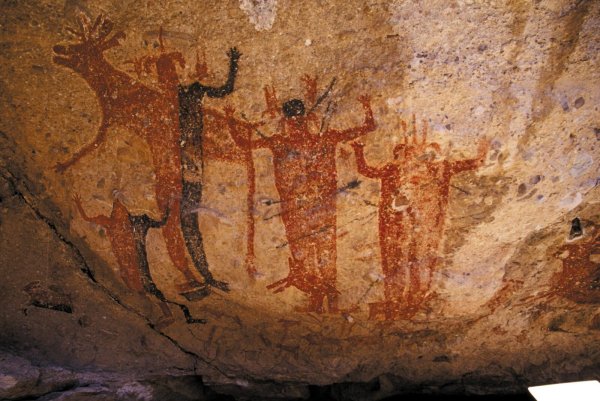 Наскальная живопись Калифорния