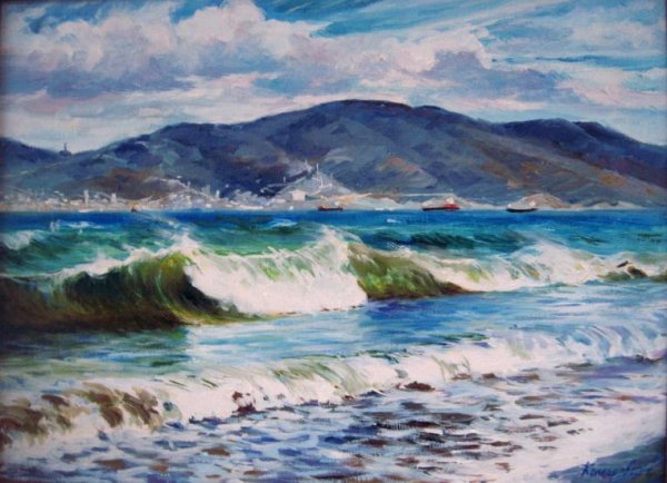 Цемесская бухта картина