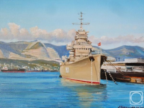 Морвокзал Новороссийск живопись