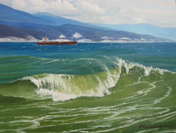 Картина Новороссийск Цемесская бухта