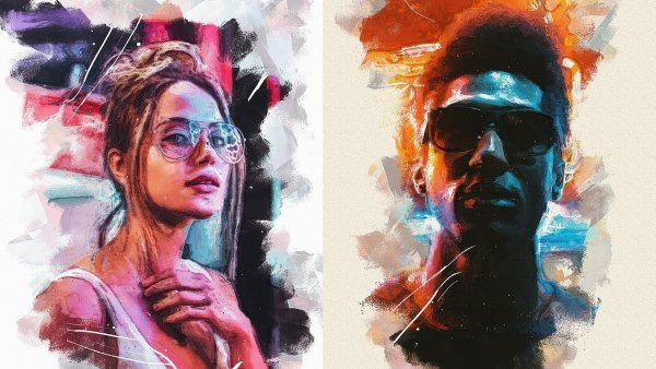 Портреты акварелью Гарри Поттер