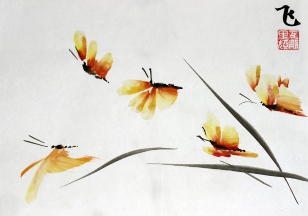 Китайская живопись у син техника рисования