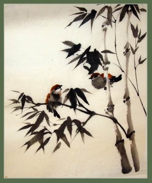 Живопись у-син техника