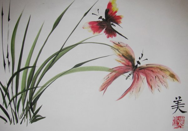 Усин китайская живопись