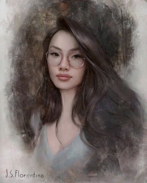 Лицо гуашью