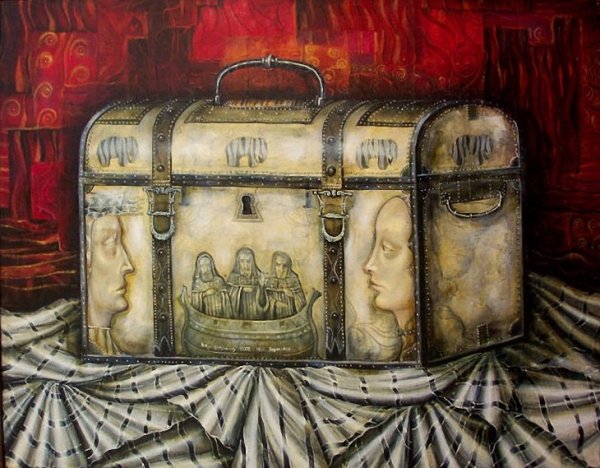 Сундук в живописи