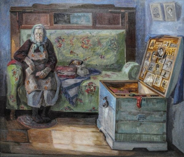 Картина Бабушкин сундук