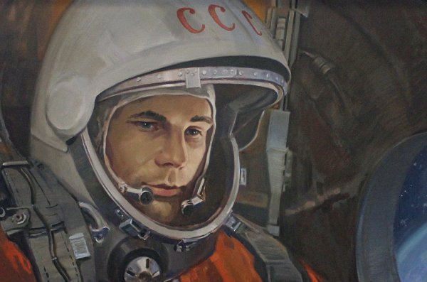 Юрий Гагарин и Королев