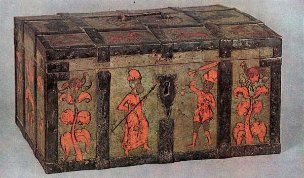Роспись сундуков. Северная Двина. XVII век.