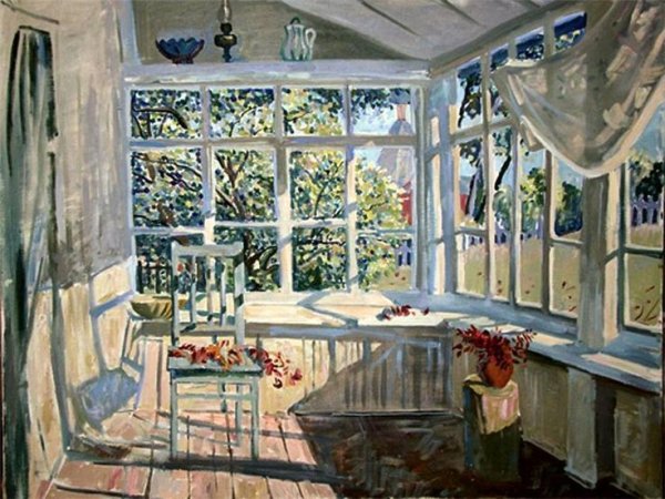 Веранда в живописи
