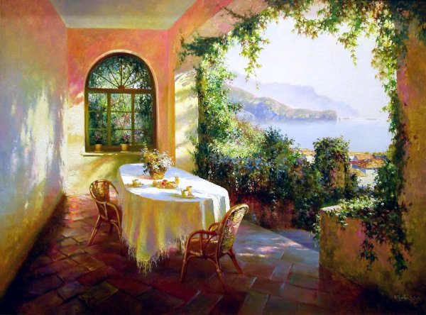 Юрий Обуховский Солнечный пейзаж