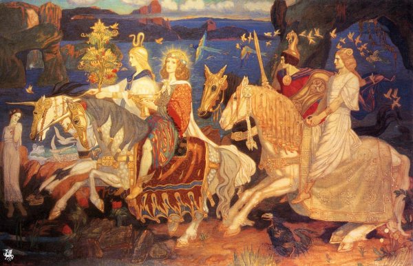 Джон Дункан, шотландский художник XIX В.