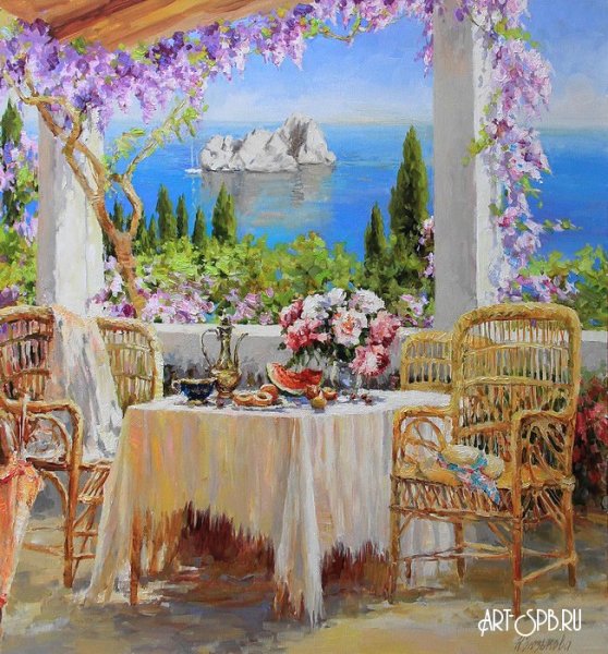 Сад Зюзькова Наталья художник