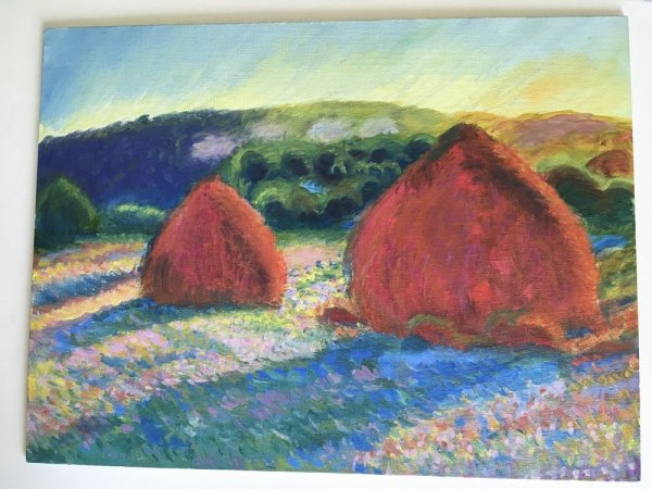 Клод Моне стог сена