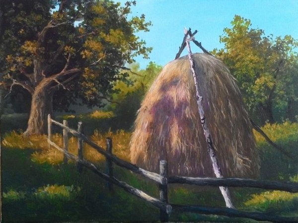 Игорь Лобович - деревенский пейзаж