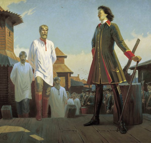 Петр i и Людовик XV