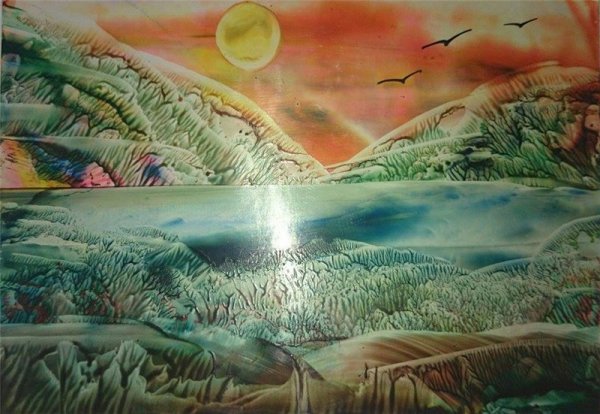 Восковая живопись энкаустика