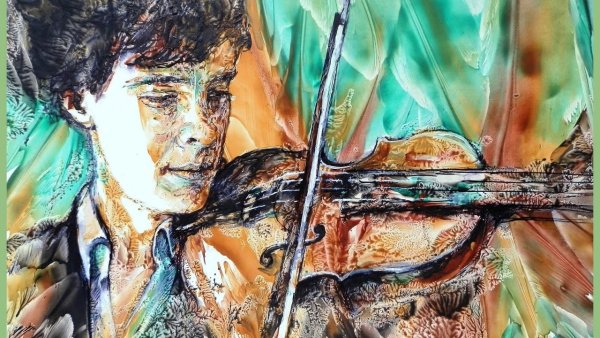 Тони Шерман энкаустика