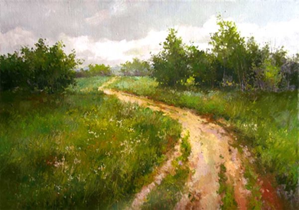 Алексей Савченко художник летний пейзаж