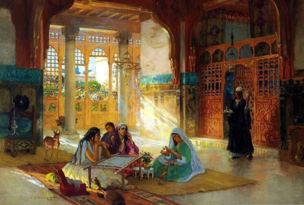 Фредерик Артур Бриджмен "в Восточном саду"