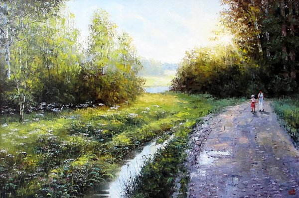 Дорога живопись