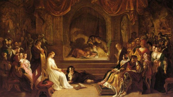 Эжен Делакруа иллюстрации к Гамлету