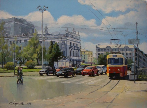 Екатеринбург картина Сергеев