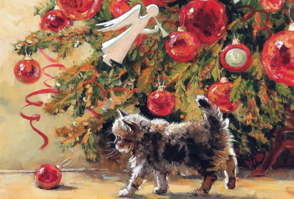 Новый год живопись