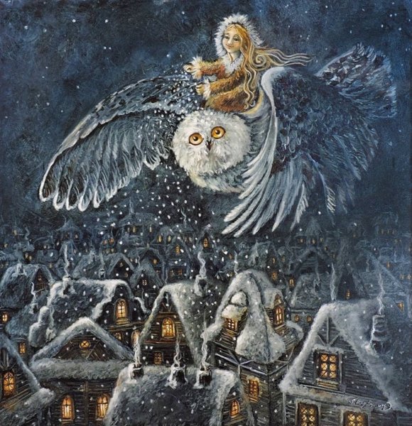 Жданов Владимир Юрьевич зимний пейзаж.