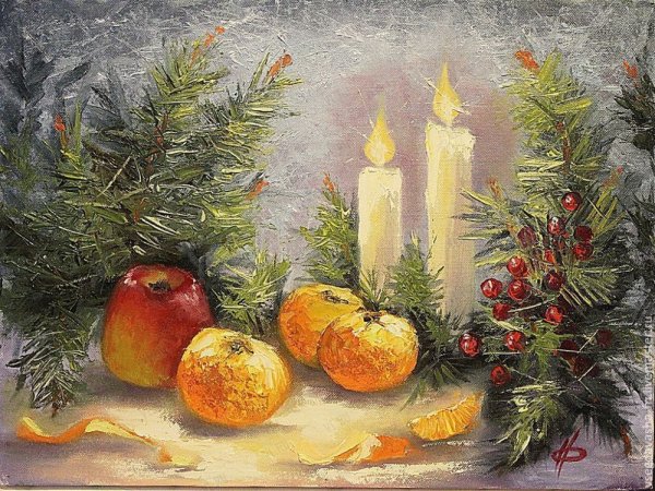 Художник Сергей Свиридов картины зима