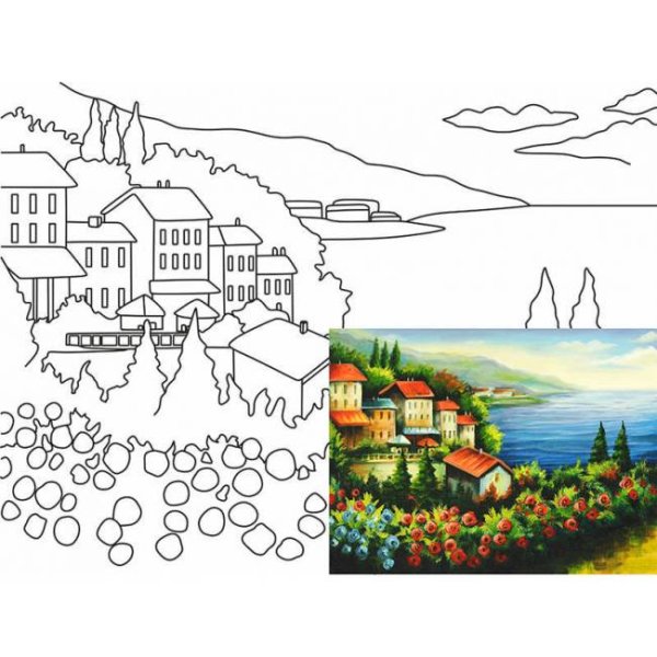 Контуры для рисования картин