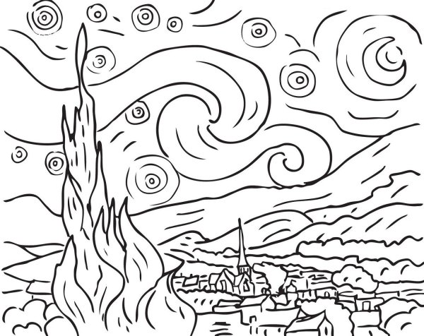 Рисование по точкам для детей