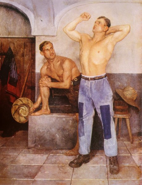 Художник Зепп Хильц Крестьянская Венера